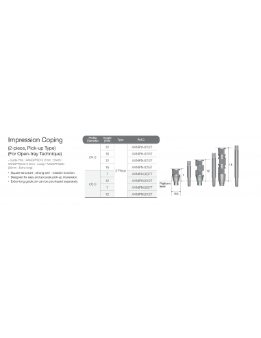 AnyRidge Abutment Impression Coping Pick-up Type