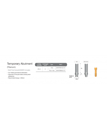 AnyRidge Abutment Impression Coping Pick-up Type
