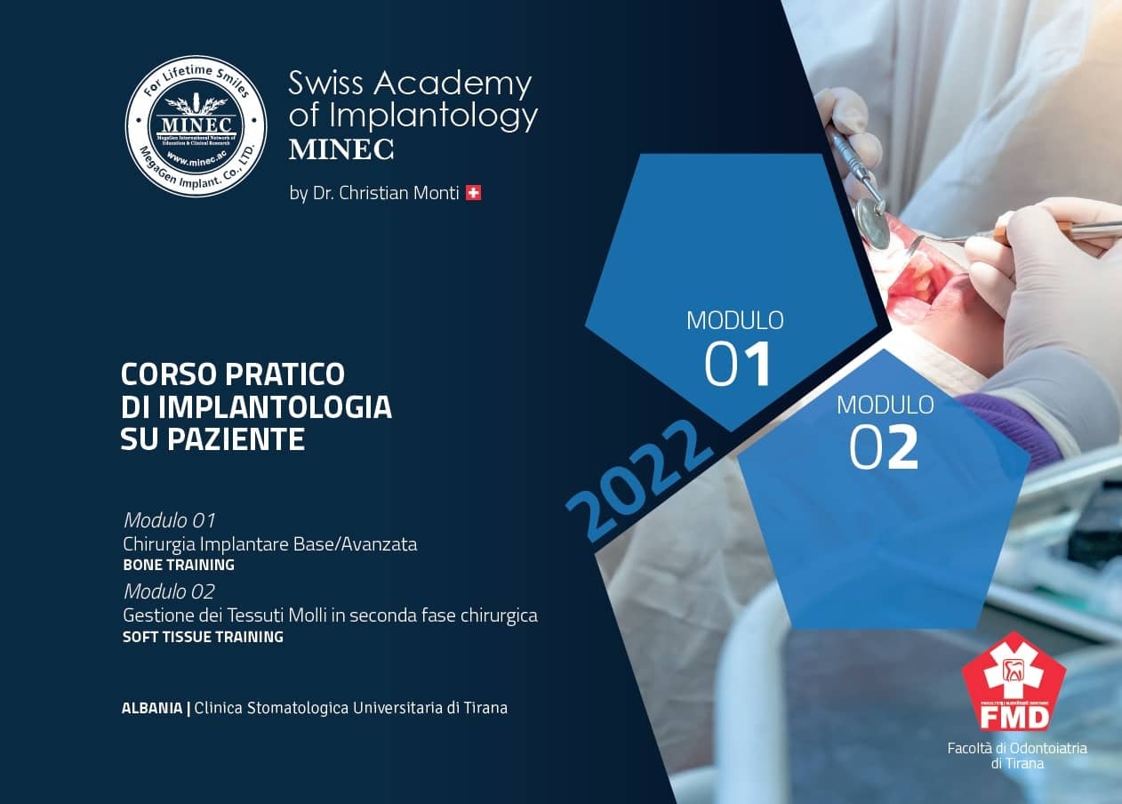 Corso Pratico di Implantologia su Paziente Livello Base/Avanzato  ANNO 2022